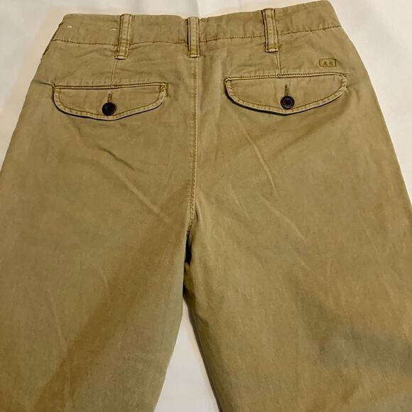 American Eagle size 26 x 28 slim straight leg kahki pants like new - Picture 2 of 7